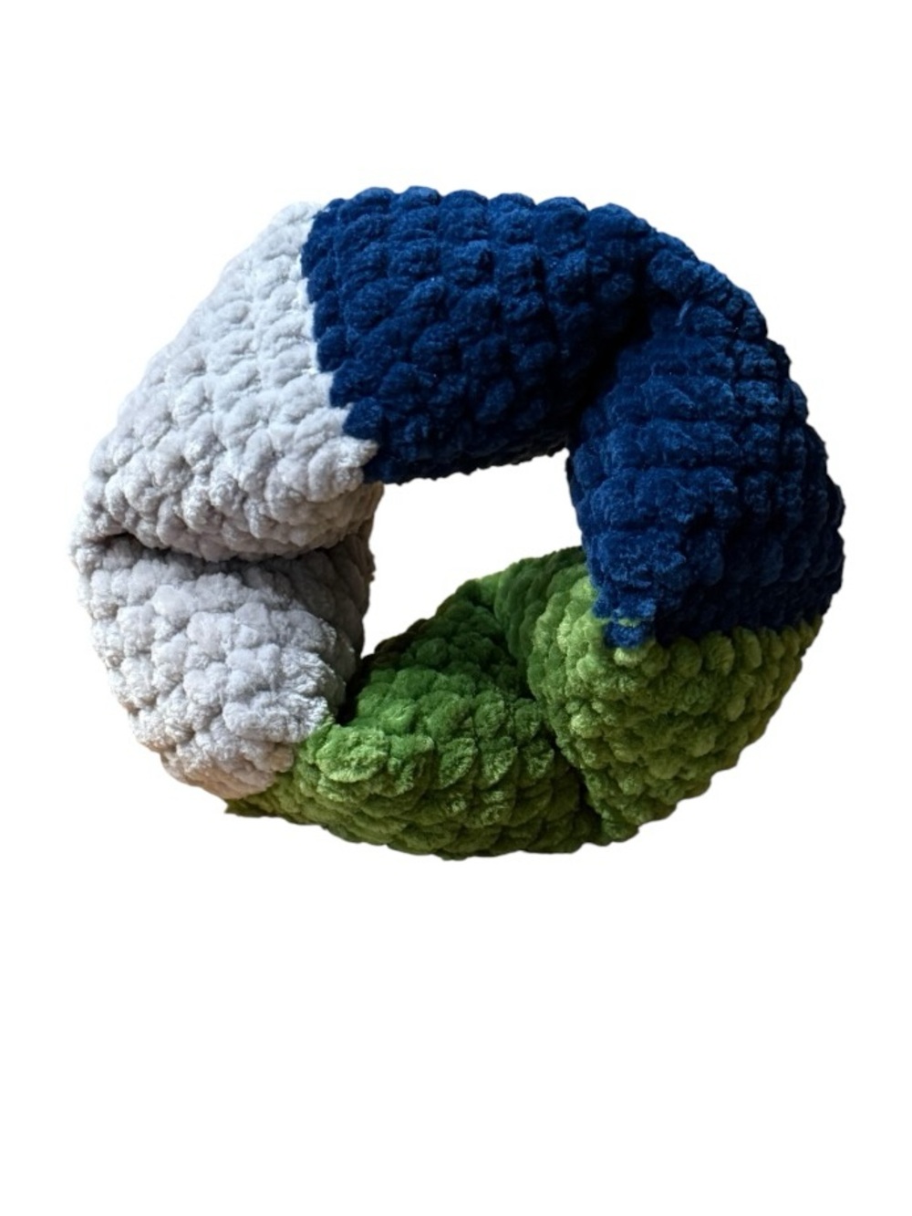 Handmade Flexagon Fidget Toy Crochet Sensory Stimulation Autism Awareness